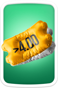 Place a multiple bet with min. odds 4