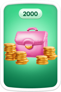 Accumulate 2000 coins
